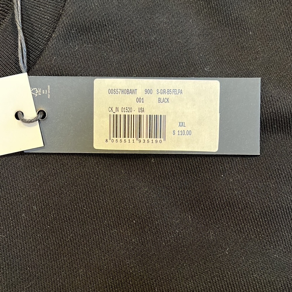 🇺🇸 Mens NWT Black DIESEL Hoodie XXL 🇺🇸 - Picture 4 of 8